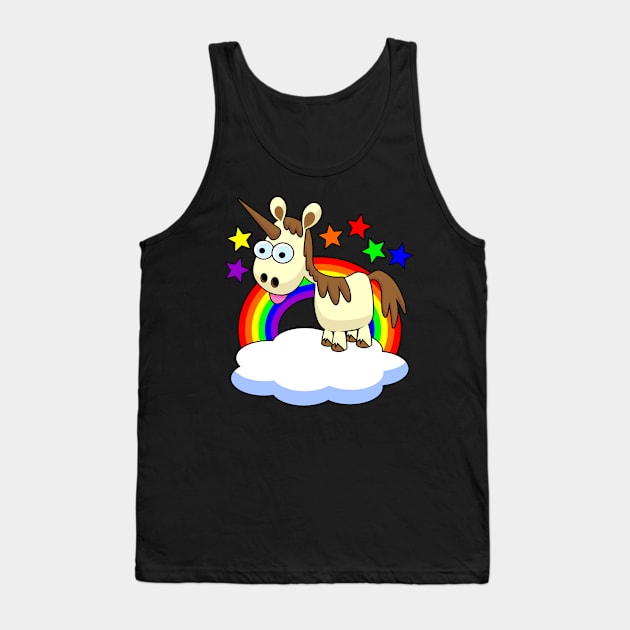 Unicorn Tank Top by DavesTees